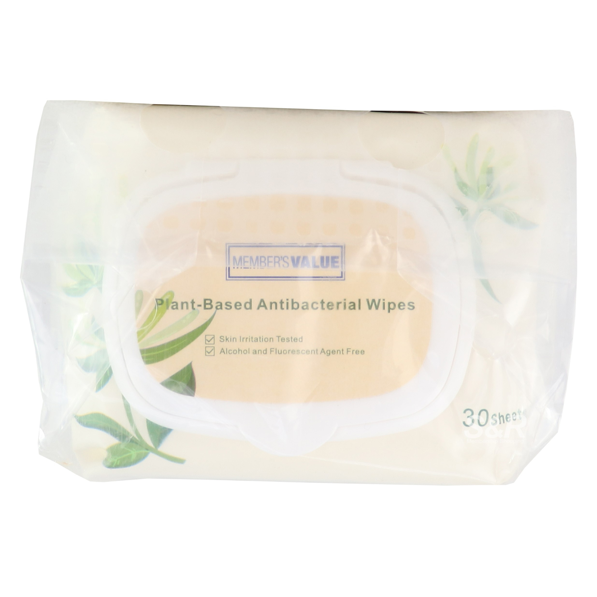 Member's Value Plant-Based Antibacterial Wipes (30 sheets x 3pcs) Member's Value Plant-Based Antibacterial Wipes (30 sheets x 3pcs)